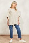 Seraphic Relaxed Top - ONE SIZE - Dune