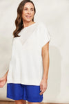 La Mer Sable Knit Top - ONE SIZE - Opal