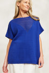 La Mer Sable Knit Top - ONE SIZE - Cobalt