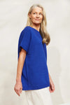 La Mer Sable Knit Top - ONE SIZE - Cobalt