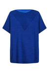 La Mer Sable Knit Top - ONE SIZE - Cobalt