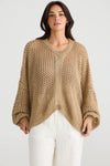 La Vida Knit - Gold - OSFM