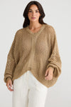 La Vida Knit - Gold - OSFM