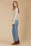Juno Square Neck Top - Canvas