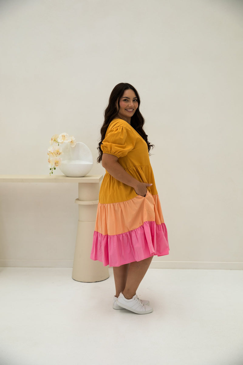 Abstract Diamond Kiki Dress