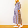 Lola Gingham Dress - Indigo
