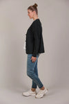 Merano Crop Cardigan - Char