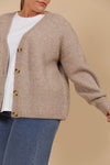 Miru Cardigan - Taupe