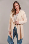 Palmer Relaxed Cardigan - Ecru - One Size