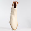 Ryder Boot - Cream Nappa / Tan Trim