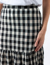 Dalton Skirt - Black & White Check