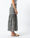 Dalton Skirt - Black & White Check