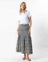 Dalton Skirt - Black & White Check