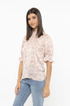 Notting Hill S/S Top - Blush Bloom