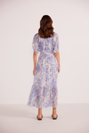 Lola Tiered Midi Dress - Blpaly Print