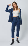 Stella High Waisted Indigo Trousers
