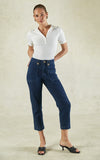 Stella High Waisted Indigo Trousers