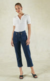 Stella High Waisted Indigo Trousers