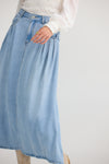 Austin Skirt - Light Blue Wash