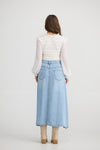 Austin Skirt - Light Blue Wash