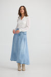 Austin Skirt - Light Blue Wash