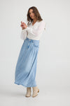 Austin Skirt - Light Blue Wash
