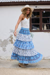 Ariel Maxi Skirt - Blueberry Fields