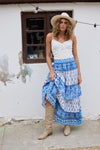 Ariel Maxi Skirt - Blueberry Fields