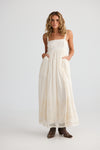 Goddess Maxi Dress - Off White