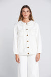 Bowtique Shacket - Off White