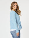 Alice 2in1 Knit Top - Blue