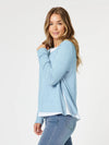 Alice 2in1 Knit Top - Blue