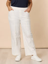 Charli Straight Leg Denim Jean - Ivory
