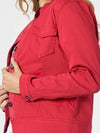 Maggie Denim Jacket - Red