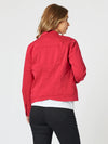 Maggie Denim Jacket - Red