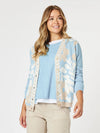 Pasadena Cardigan - Blue/Natural
