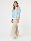 Pasadena Cardigan - Blue/Natural