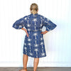 Denim Palm PrintRope Dress