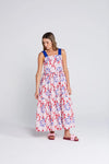Ziggy Frill Zag Dress - Squiggle Bloom