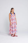Ziggy Frill Zag Dress - Squiggle Bloom