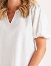 Alba Blouse - White