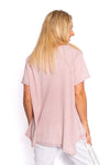 Hatfield - V Neck Swing T Shirt - Pink