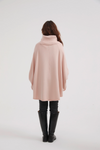 High Neck Oversized Knit - Champagne Pink