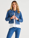 Carli Denim Jacket - Light Blue Wash