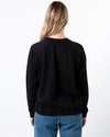 Classic Sweater Black with Star Silver Sequins