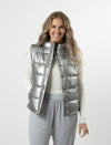 puffer jacket silver nz