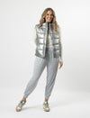 puffer jacket silver nz