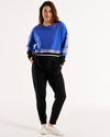 Emmaline Spliced Jumper - Blue Leopard Splice