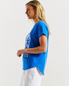 Hailey Short Sleeve Tee - St Barts Palms Print