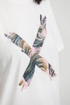 Chris Tee - White with Bloom Swirl X